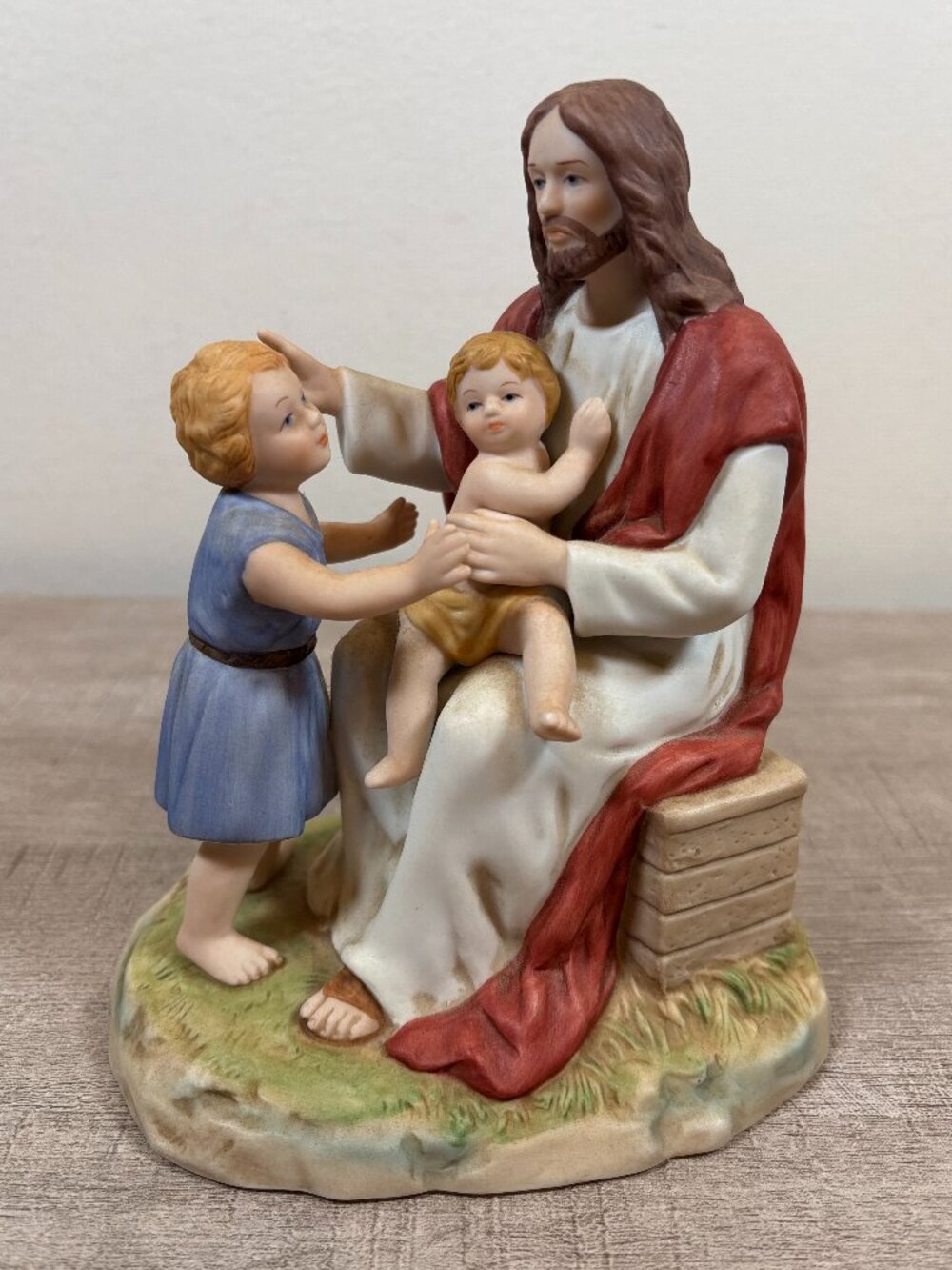 Vintage 1996 Home Interiors Homco "Jesus Loves the Little Children" Figurine